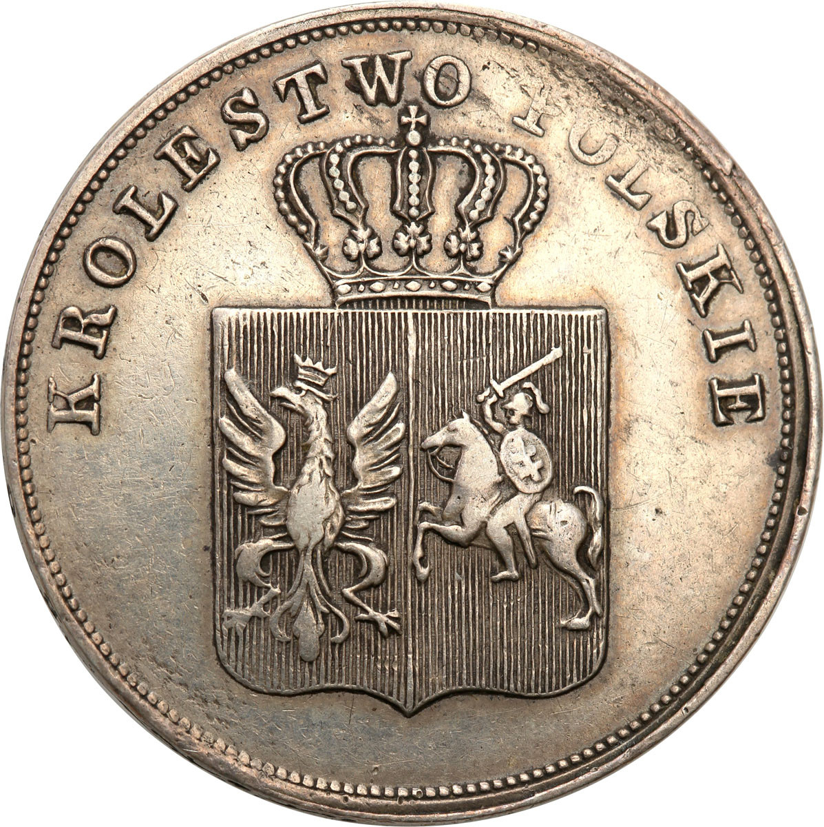 Powstanie Listopadowe. 5 złotych 1831 KG, Warszawa - PIĘKNE